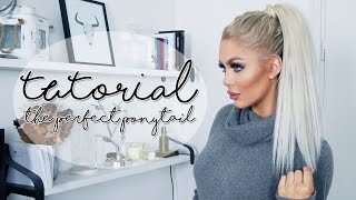 TUTORIAL  HEMLIGHETEN BAKOM EN PERFEKT PONYTAIL  wwwisabellesnu [upl. by Sand]