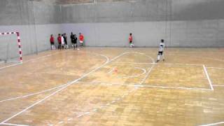 Futbol Sala Entrenamiento Alevines Movimientos de iniciacion para ver los espacios libres [upl. by Friedrich]