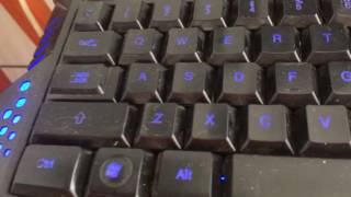 Como mudar a cor do LED do teclado [upl. by Skees]