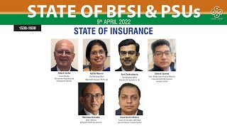 State of Insurance  80th SKOCH Summit  State of BFSI amp PSUs  9th April 2022 [upl. by Amal357]