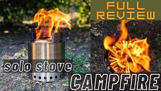 See the quotSmokelessquot Campfire  Solo Stove FULL Review [upl. by Rolfston]