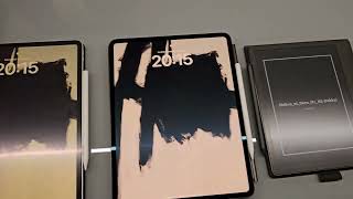 iPad Pro 2024 Nanotexture vs Kindle Scribe vs iPad Pro 2018 with Paperlike Matte Screen Protector [upl. by Chandler245]