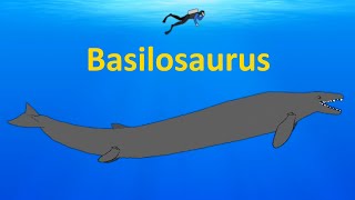 Basilosaurus  Extinct whale with back legs  Animated Size Comparison [upl. by Acinoed729]