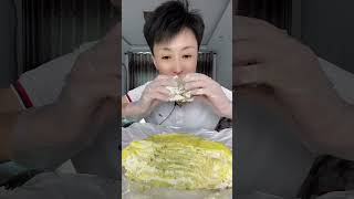 Asmr durian crepe cake [upl. by Eugenle]