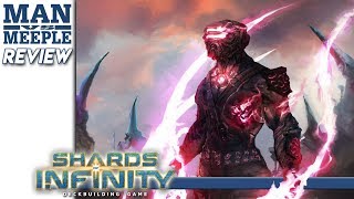 Shards of Infinity Review by Man Vs Meeple Stone Blade Entertainment [upl. by Seafowl157]