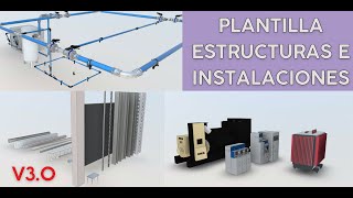 Plantilla estructuras e instalaciones para Revit  Lanzamiento v30 [upl. by Aikrehs]