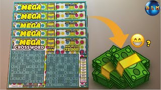 50K PRIZE MEGA CROSSWORD SCRATCH OFF TICKETS [upl. by Anella]