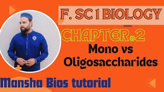 Monosaccharides Oligosaccharides and Polysaccharide Fsc Biology Chp2 Biological Molecules Lec5 [upl. by Joly]