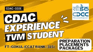 CDAC Experience from TVM centre  CCEE  Placements  Coding  Gap student  Projects [upl. by Eidnac]