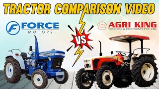 Balwan 500 vs Agriking 2055 tractor  Specification comparison  Service hours  Service cost [upl. by Ahseinet]