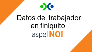 Finiquito en Aspel NOI y datos importantes para el timbrado [upl. by Jamilla]