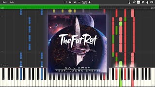 TheFatRat  Sail Away feat Laura Brehm Chapter 4 Synthesia Piano Cover [upl. by Isteb]