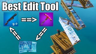 Best Editing Tool  Pickaxe vs Gun vs Map  Fortnite Battle Royale [upl. by Hackathorn]