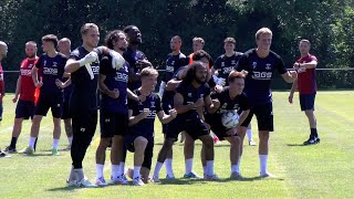 Eerste training Go Ahead Eagles quotHet ging lekkerde jongens hadden er zin inquot [upl. by Htiekram]