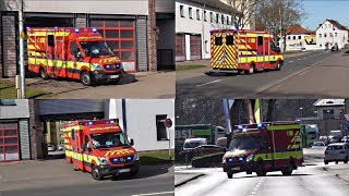 3x RTW Berufsfeuerwehr Delmenhorst [upl. by Sonny]