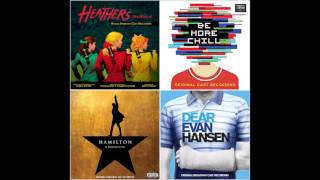 every heathers hamilton dear evan hansen and be more chill song playing at the same time [upl. by Meyers]