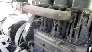 Cold Start of a 1972 Ruston Hornsby 3YDA Diesel Generator in HD [upl. by Neom]