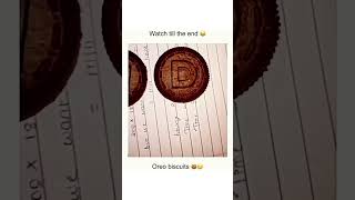 Oreo Biscuits 😂🤣  Wait For The End shorts funny comedy youtubeshorts [upl. by Ymmaj]