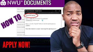 How to upload documents at the NorthWest University NWU  2023 online applications [upl. by Brechtel]