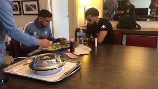 Amir khan makes weight 147  post weigh in meal [upl. by Innaig171]