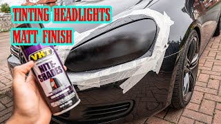 Tinting Headlights Using VHT Niteshade Matt Finish [upl. by Narrad]