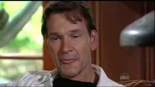 Patrick Swayze cancer on Barbara Walters Special [upl. by Nanji]