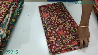 Chanderi Kalamkari Sarees  JA Latest Collections [upl. by Enilesoj104]