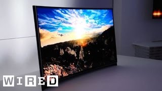 CES 2013 Curved OLED TV [upl. by Averir497]