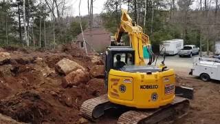 Kobelco 140SR Demo [upl. by Slade]