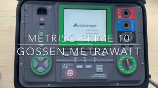 Gossen Metrawatt METRISO PRIME 10 [upl. by Annaujat740]