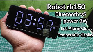 UNBOXING TEST REVIEW SPEAKER BLUETOOTH ROBOT RB150 [upl. by Blunt770]