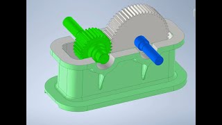 Autodesk Inventor 2022 Creación de engranajes [upl. by Heurlin]