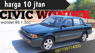 Mobil harga 10 jtan‼️Review mobil civic wonder‼️harga murah [upl. by Horten643]