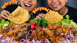 EATING 2KG BIRYANI MUKBANG  VEG BIRYANI  PANEER BIRYANI  EATING BIRYANI CHALLENGE  SPICY BIRYANI [upl. by Eiuqram]