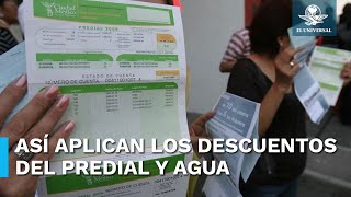 Estos son los descuentos en el Edomex para los pagos del predial y del agua [upl. by September72]