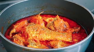 How to cook Nigeria Croaker Fish Stew  Simple Croaker Fish Stew [upl. by Oecam366]