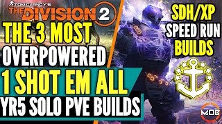 The Division 2  BEST SOLO BUILD  GOD MODE HUNTERS FURY  3 HIGH DAMAGE LEGENDARY DPS PVE BUILDS [upl. by Leoni554]