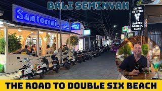 Bali Seminyak Night Street Walking Tour Jalan Arjuna Bali Holiday [upl. by Clive]