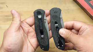 Нож Kershaw Blur против его китайской подделки  Kershaw Blur knife VS Chinese fake clone knife [upl. by Batish]