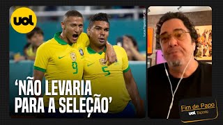 EU DARIA UM TEMPO COM RICHARLISON CASIMIRO MARQUINHOS E RAPHINHA DIZ CASÃO SOBRE CONVOCAÇÃO [upl. by Inalaeham]