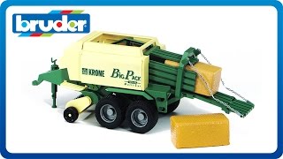 Bruder Toys Big Bale Press Krone Big Pack 02015 [upl. by Edythe419]