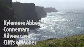 Ireland part 5 Kylemore Abbey Connemara NP Ailwee Cave Cliffs of Moher Poulnabrone Dolmen [upl. by Elyn]