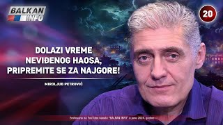 INTERVJU Miroljub Petrović  Dolazi vreme neviđenog haosa pripremite se za najgore 2462024 [upl. by Eenot404]