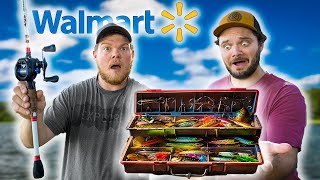 We Built the ULTIMATE 100 Walmart Tackle Box [upl. by Nedrah]