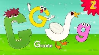 quotI am Gquot Monster Alphabet Letter G Song l Phonics for kids l ZooZooSong [upl. by Caryl]