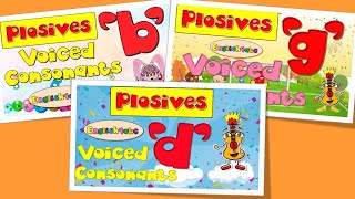 Plosive Voiced Consonant Sounds  The Letters b  d and g [upl. by Wakefield]