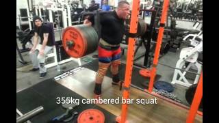 355kg cambered bar squat [upl. by Raven42]