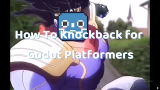 How To Add Knockback To Your Godot Platformer  Godot Tutorial [upl. by Nhguavad]