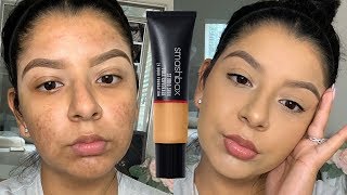 FULL COVERAGE FRIDAY NEW SMASHBOX STUDIO SKIN FULL COVERAGE 24 HOUR FOUNDATION  ZOEY [upl. by Lieberman]