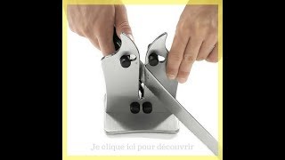 Aiguiseur de Couteaux Professionnel  comment aiguiser ses couteaux le tuto [upl. by Rockel]